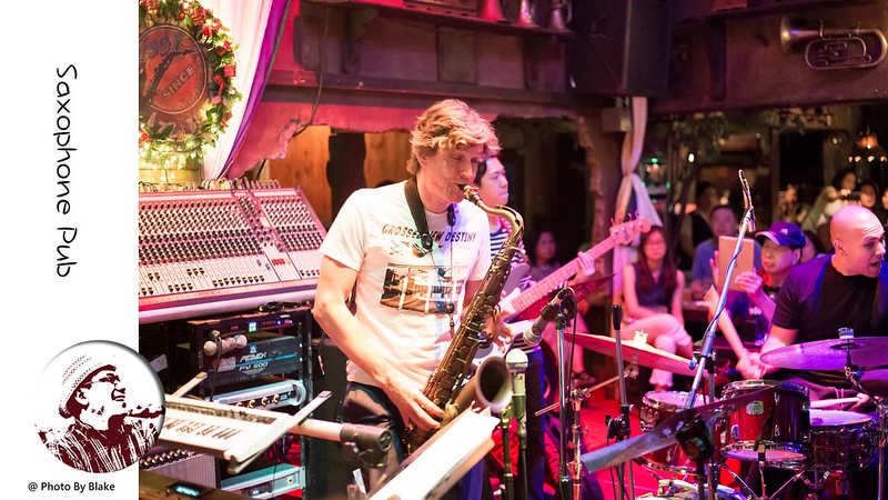 Saxophone Jazz Pub,薩克斯風酒吧,saxophone pub,曼谷酒吧 @布雷克的出走旅行視界