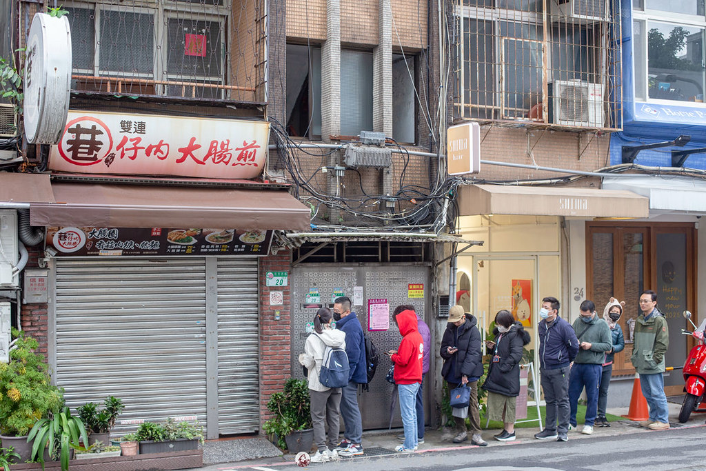 雙連美食,大腸圈糯米腸差異,雙連站 市場美食 @布雷克的出走旅行視界